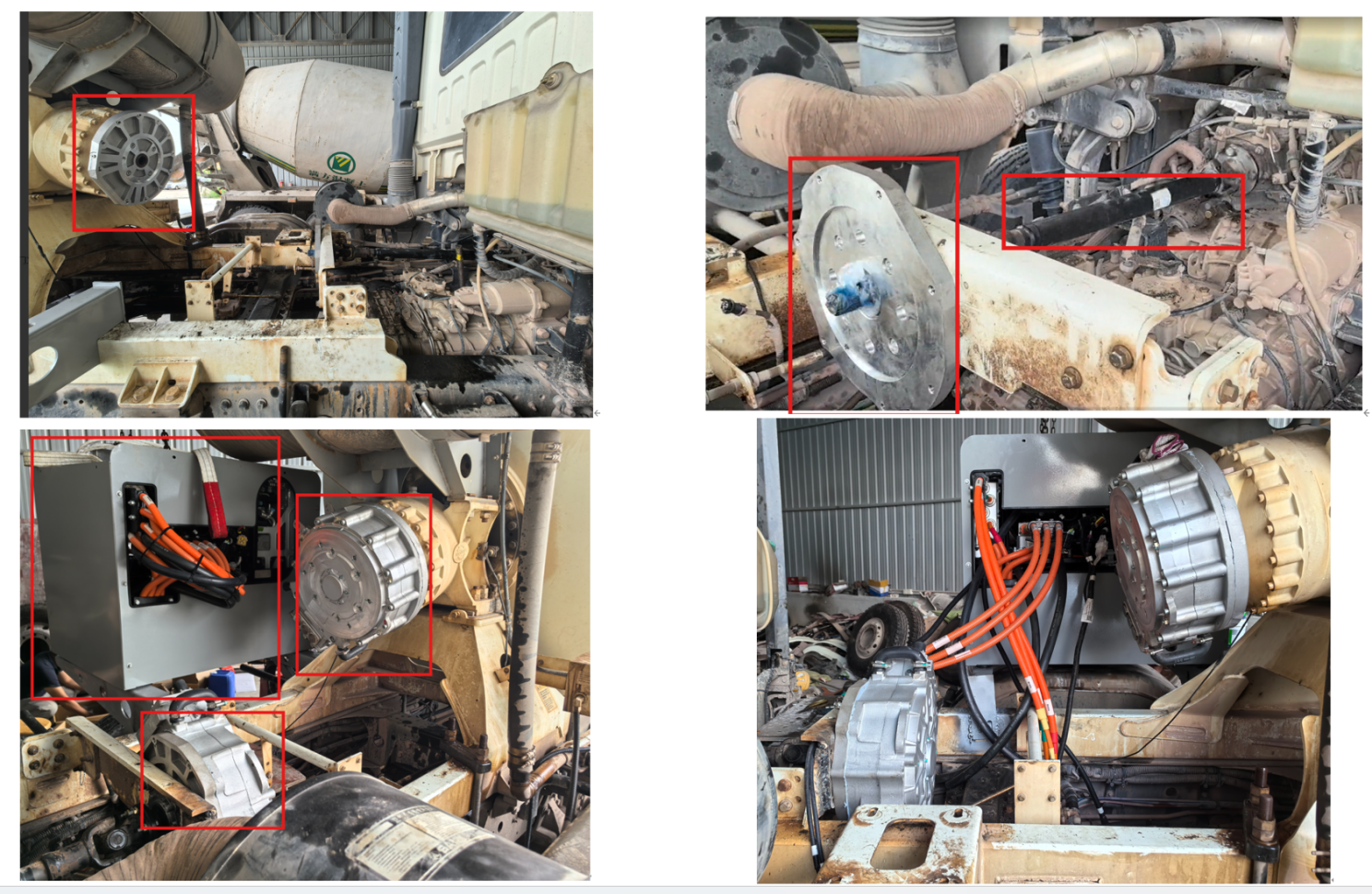 Concrete Mixer Truck working system Fuel to Electric Retrofit-1