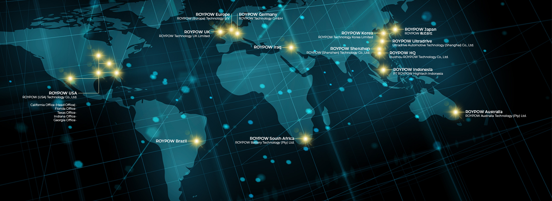 Global sales & service network