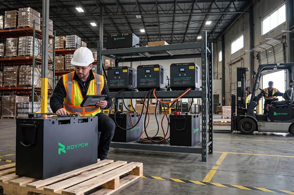 Lithium forklift batteries