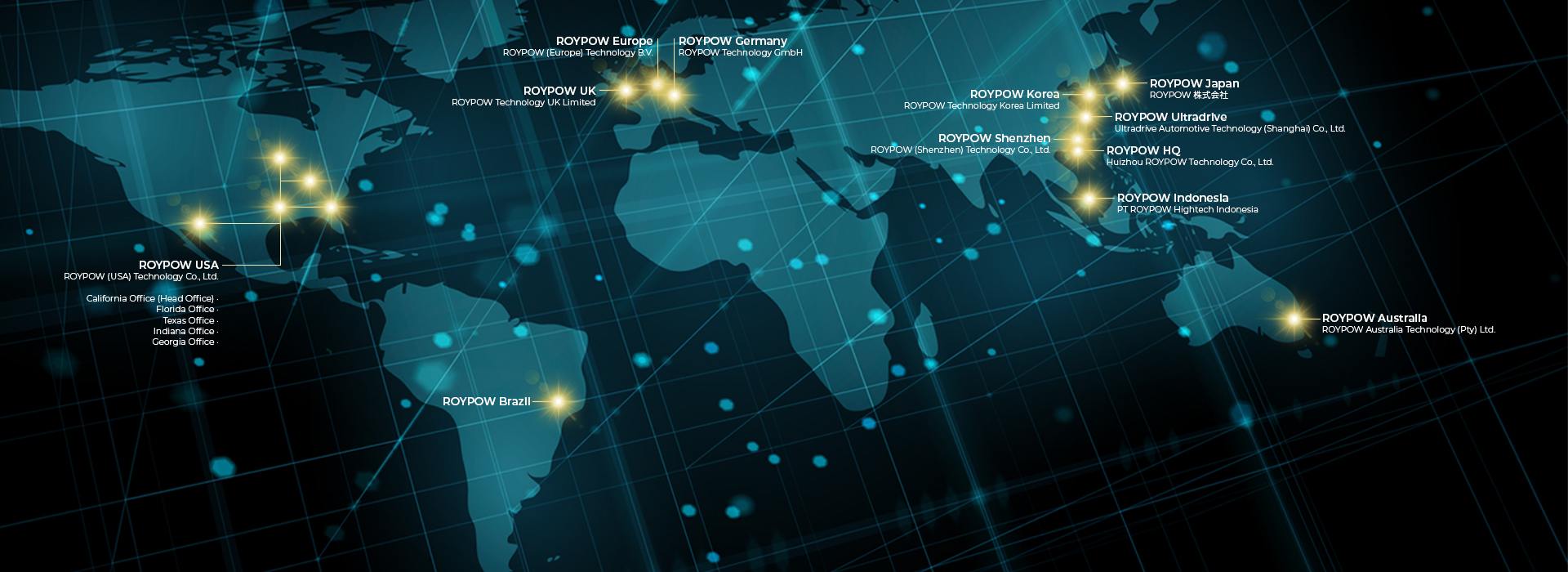 Global sales & service network