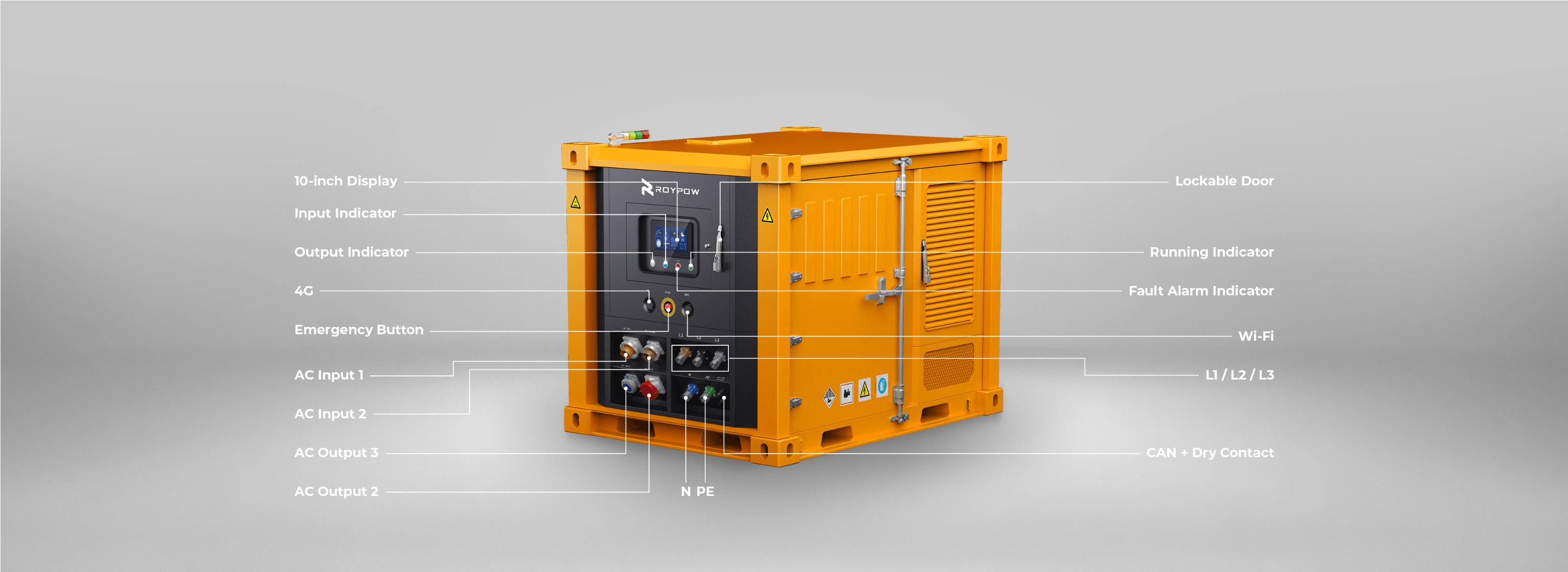 ROYPOW Tower crane energy storage system