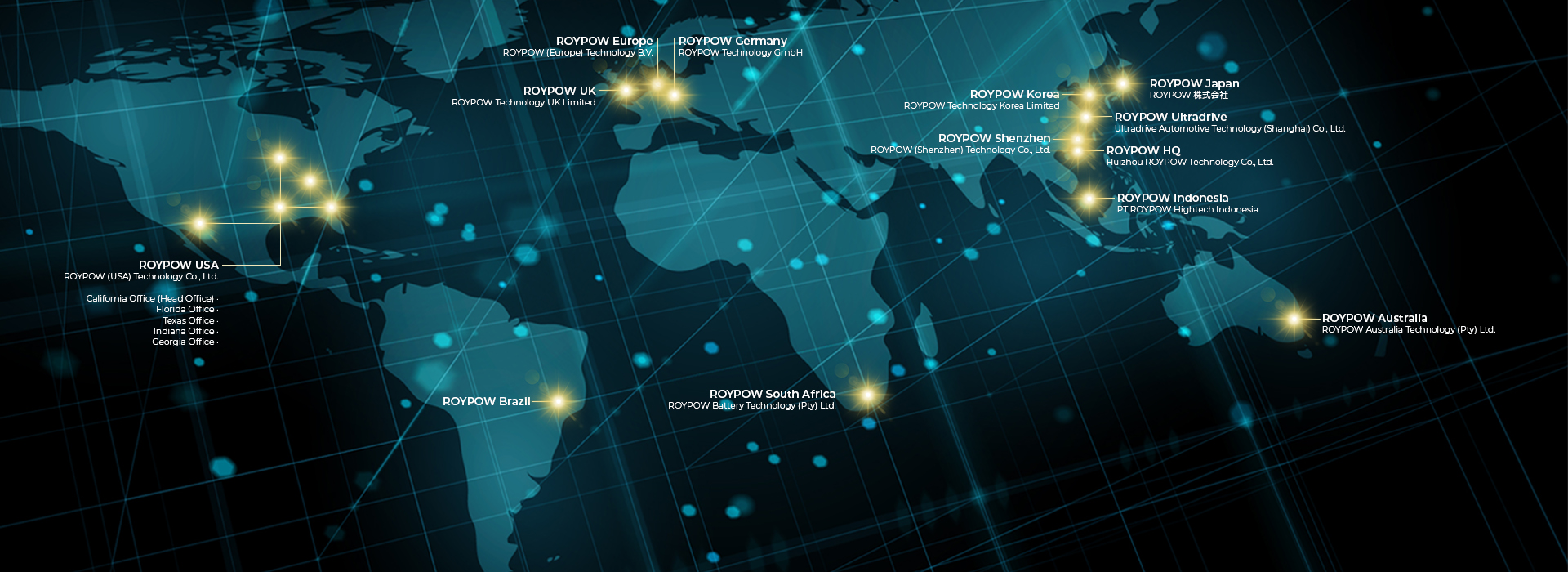 Global sales & service network